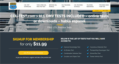 Desktop Screenshot of cdl-test.com