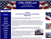 Tablet Screenshot of cdl-test.net